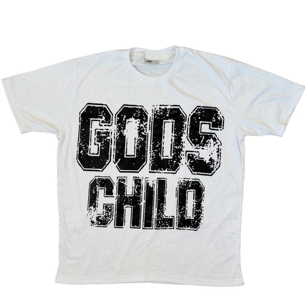 “God’s Child Distressed Tee”